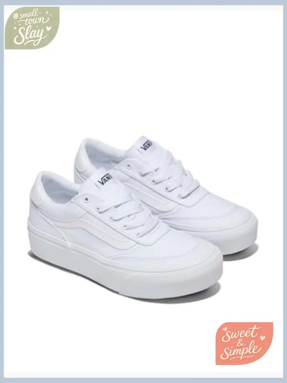 Low-top platform sneaker with canvas upper and signature waffle outsole - Picture 6 of 6